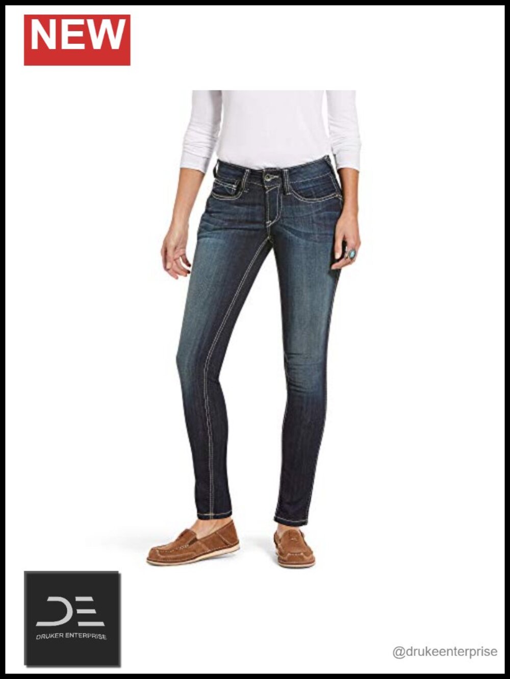Mid Rise Stretch Skinny Jeans